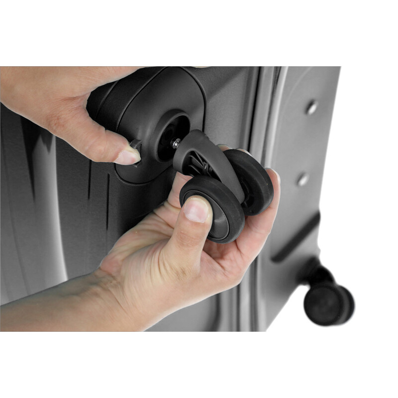 Cestovný kufor, čierny