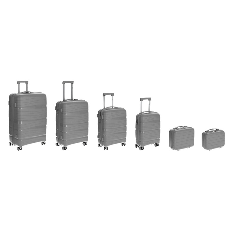 Cestovný kufor, sivý