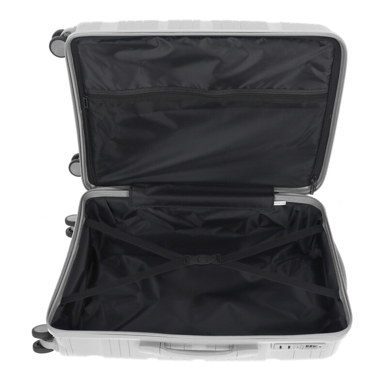 Cestovný kufor, sivý