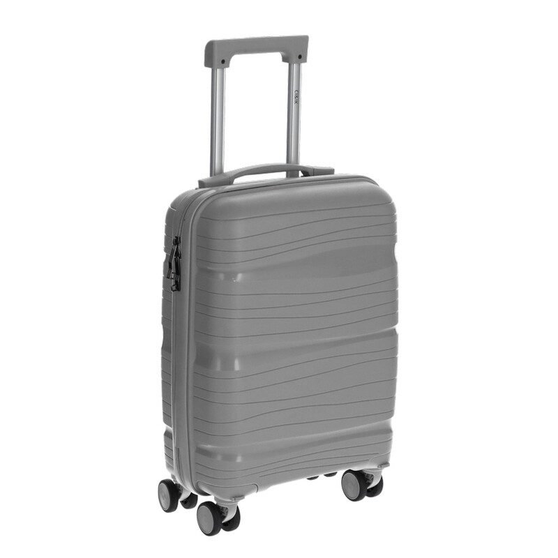 Cestovný kufor, sivý
