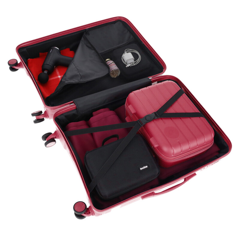 Cestovný kufor, bordový