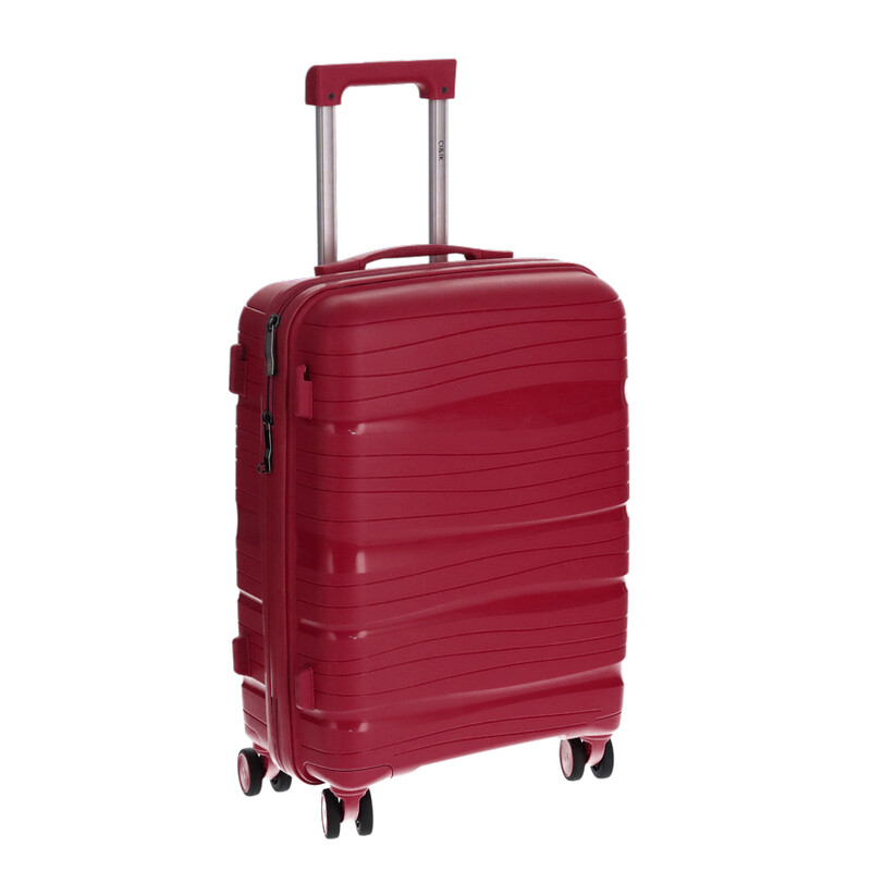 Cestovný kufor, bordový