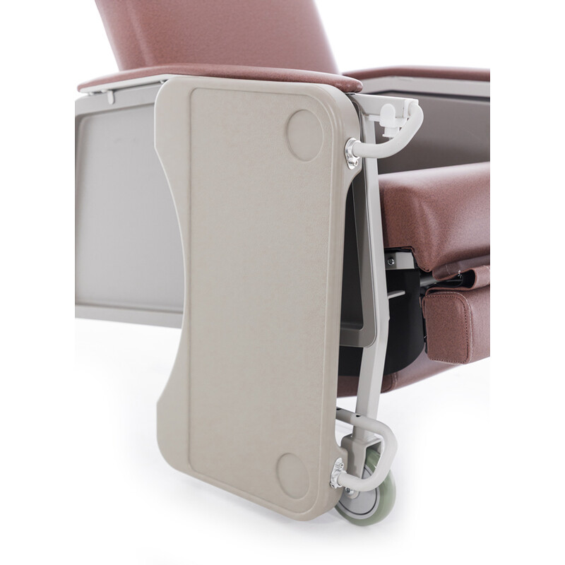 Seniorské kreslo, tehlovohnedé