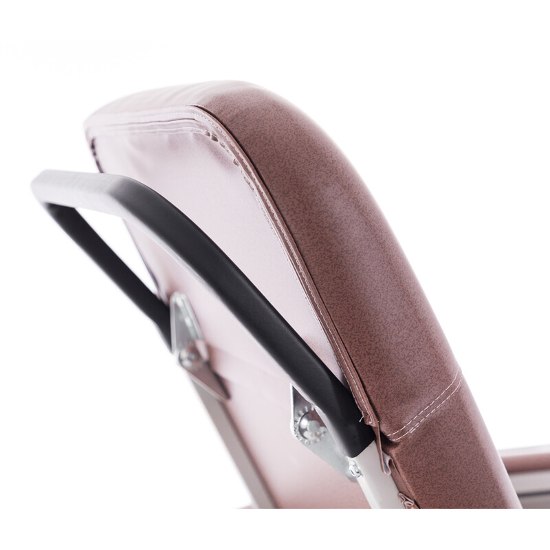 Seniorské kreslo, tehlovohnedé