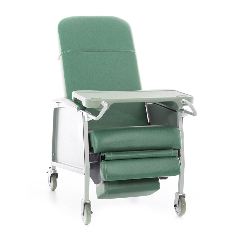 Seniorské kreslo, zelené