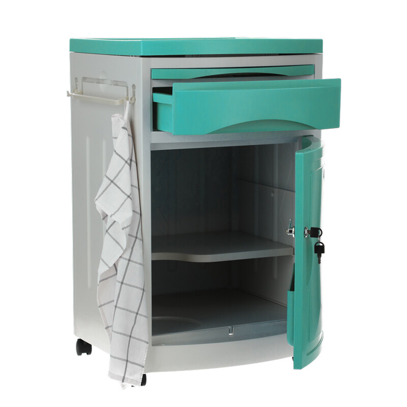 Nočný stolík MEDIK plast, mentolový