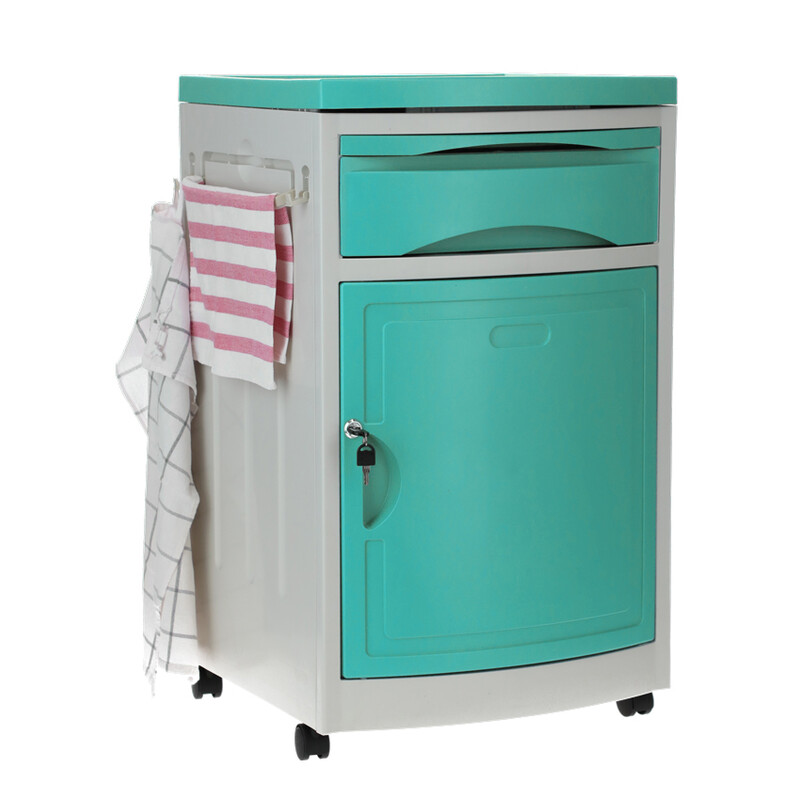 Nočný stolík MEDIK plast, mentolový