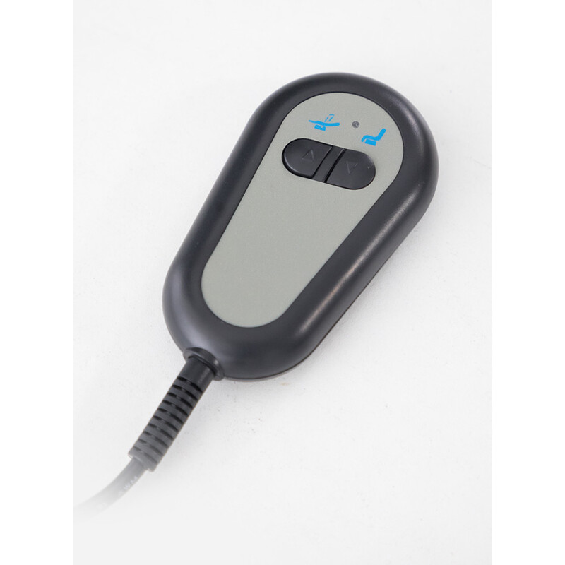 Masážne polohovacie kreslo s vyklápaním COMFORT+, antracitová látka