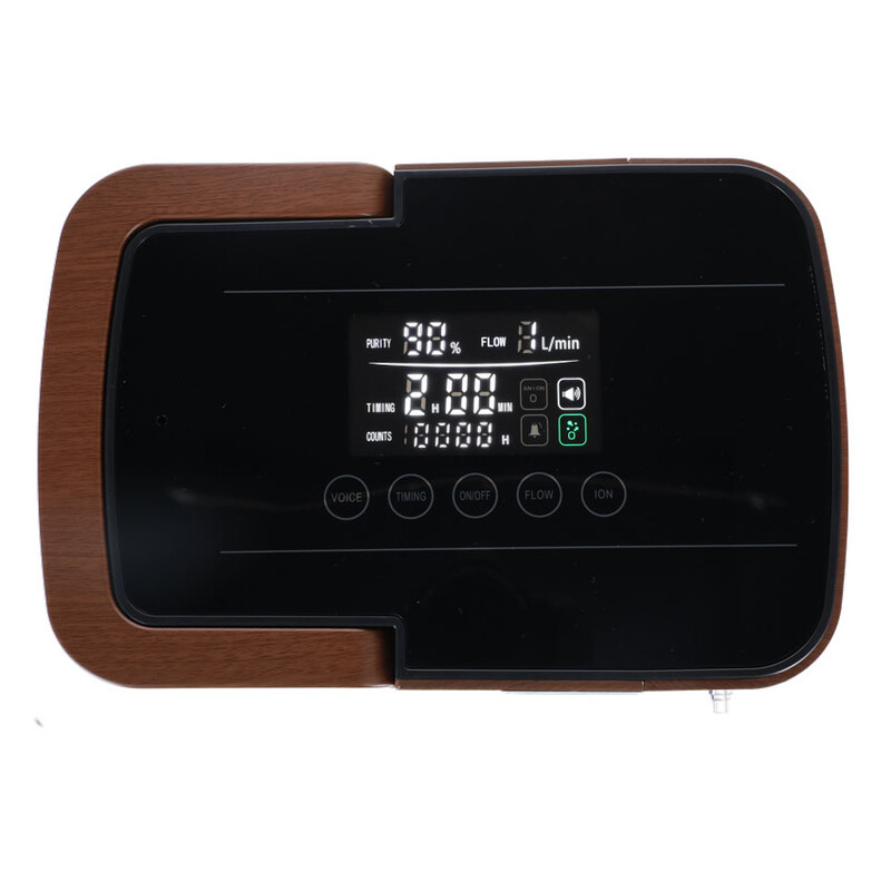 Kyslíkový koncentrátor s hlasovým výstupom UNIZDRAV, 7 l/min, imitácia dreva