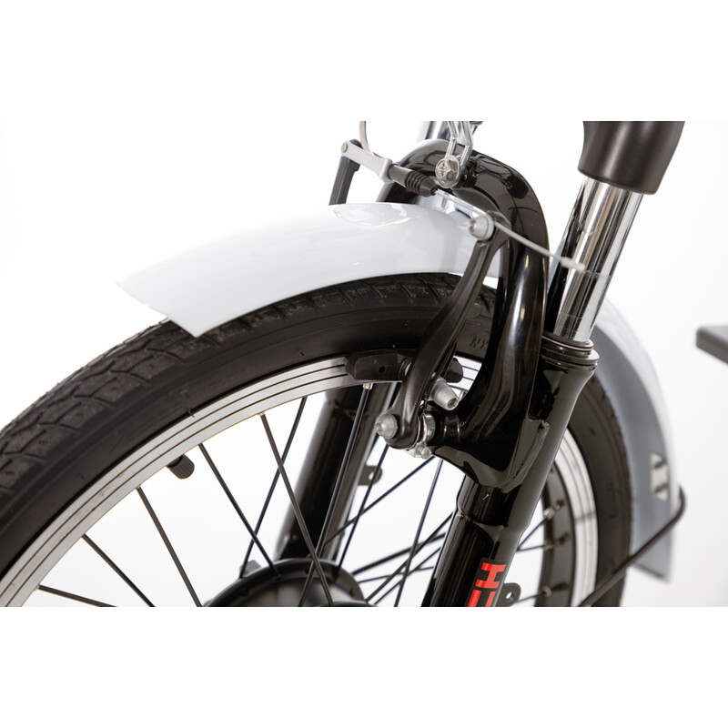 Trojkolesový elektrický bicykel Tornádo ZTECH, biely - POUŽÍVANÝ