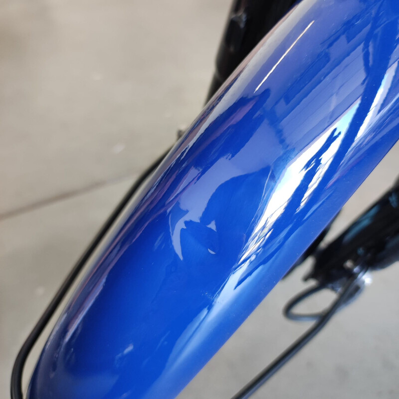 Trojkolesový elektrický bicykel Tornádo ZTECH, modrý - PRELIAČINA NA PREDNOM BLATNÍKU