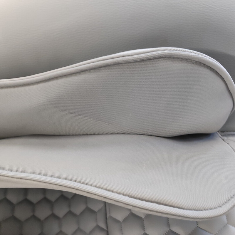 Elektrické masážne kreslo Zafír Relax, antracitové - MIERNE ŠKVRNY