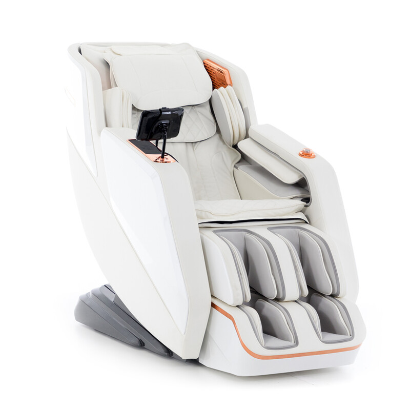 Masážne elektrické kreslo Prestige 3D MASSAGER s ionizátorom vzduchu, biele (Používaný kus)