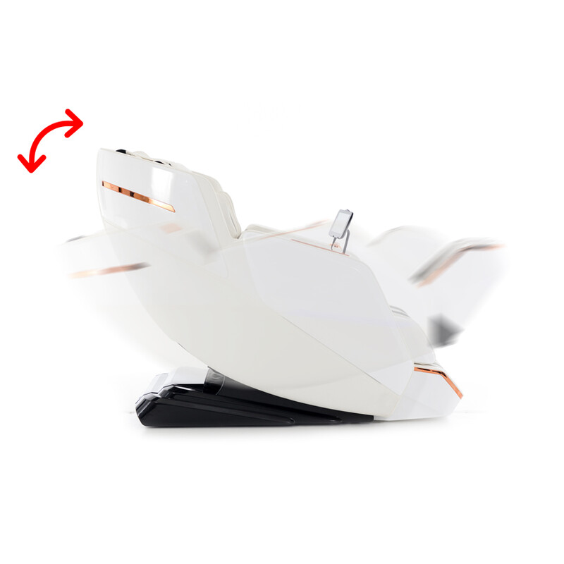 Masážne elektrické kreslo Prestige 3D MASSAGER s ionizátorom vzduchu, biele (Používaný kus)