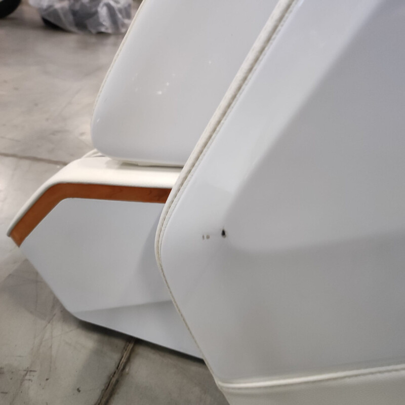 Masážne elektrické kreslo Prestige 3D MASSAGER s ionizátorom vzduchu, biele (Používaný kus)