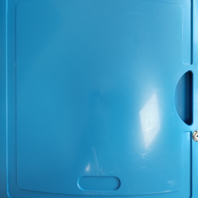 Nočný stolík MEDIK plast, modrý (Výstavný kus)