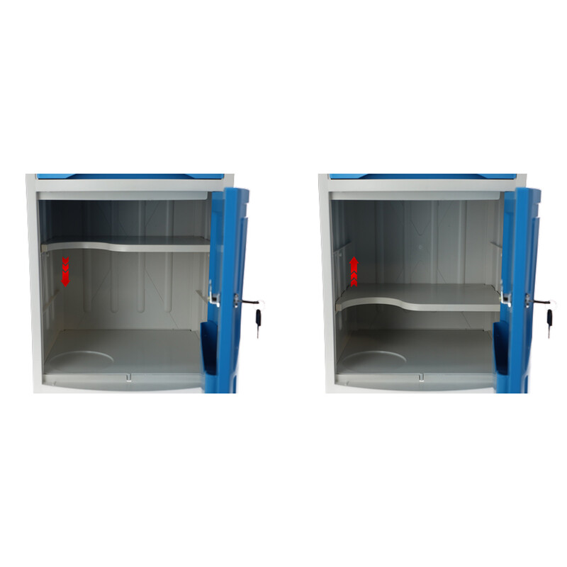 Nočný stolík MEDIK plast, modrý (Používaný)