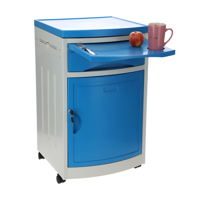 Nočný stolík MEDIK plast, modrý (Používaný)