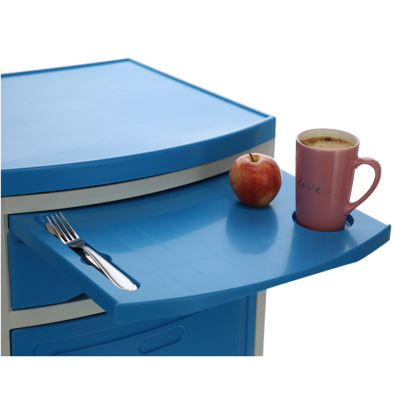 Nočný stolík MEDIK plast, modrý (Používaný kus)