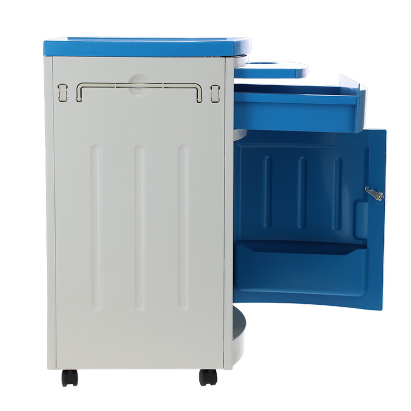 Nočný stolík MEDIK plast, modrý (Používaný kus)