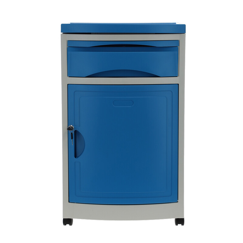 Nočný stolík MEDIK plast, modrý (Zánovný kus)