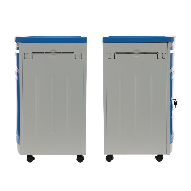 Nočný stolík MEDIK plast, modrý (Používaný kus)