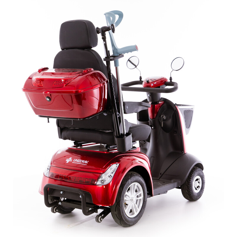 Držiak na barly a palice pre elektrické skútre