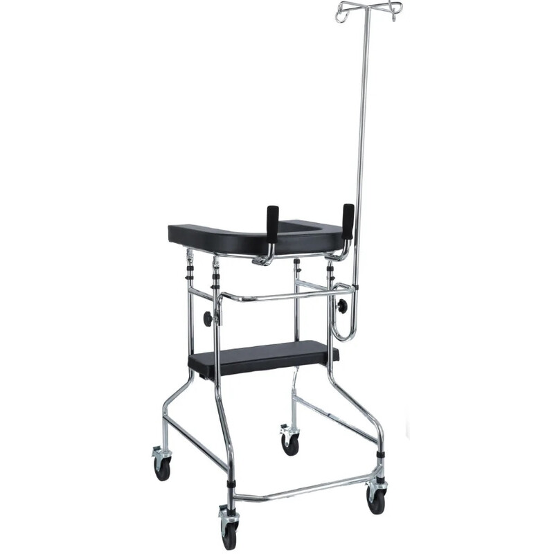 Pojazdné chodítko s opornou plochou a sedadlom UNIZDRAV