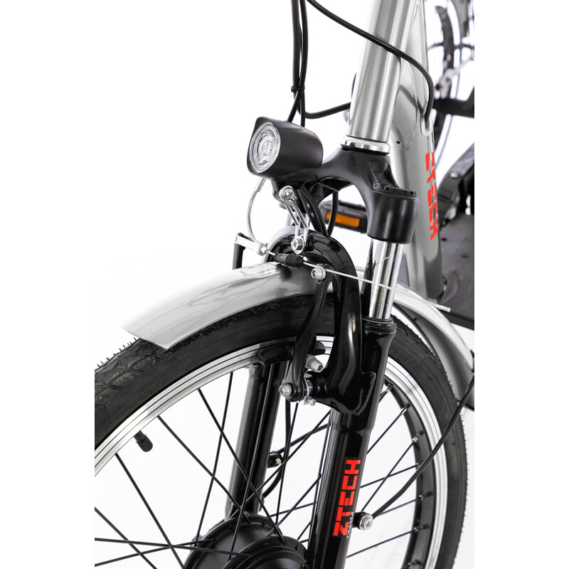 Trojkolesový elektrický bicykel Tornádo ZTECH, strieborný
