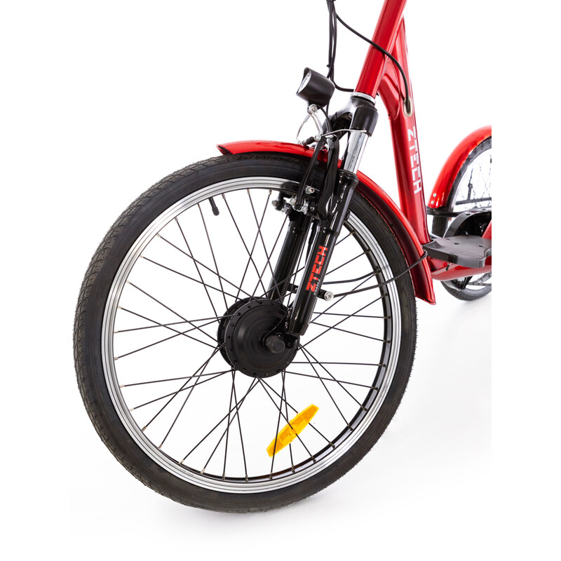 Trojkolesový elektrický bicykel Tornádo ZTECH, červený