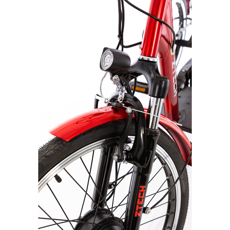 Trojkolesový elektrický bicykel Tornádo ZTECH, červený