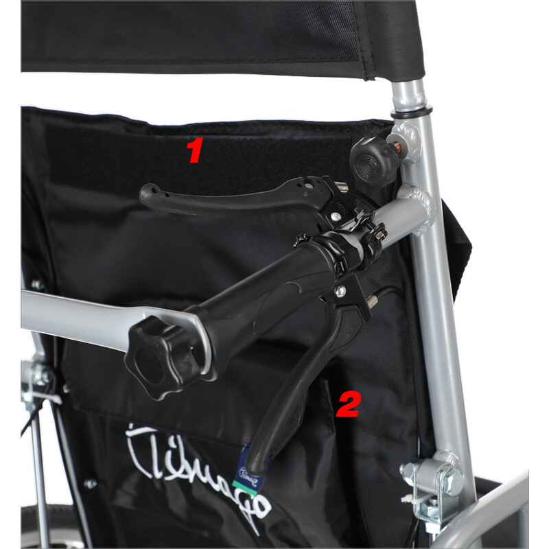 Polohovateľný invalidný vozík - VÝSTAVNÝ KUS, MIERNE ZNEČISTENÉ STÚPAČKY+OPIERKA