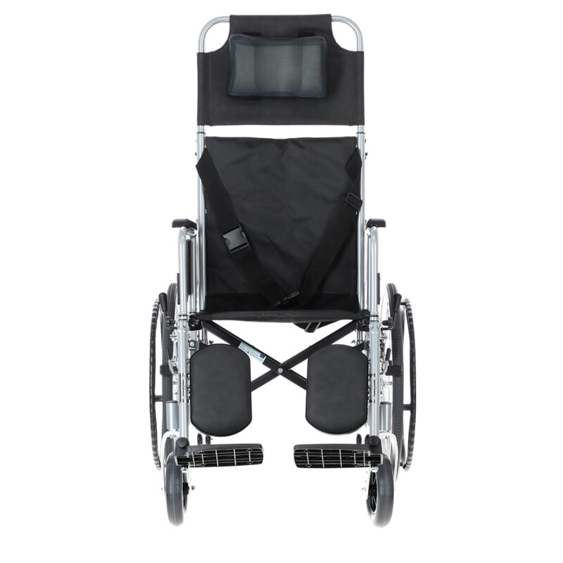 Polohovateľný invalidný vozík - VÝSTAVNÝ KUS, MIERNE ZNEČISTENÉ STÚPAČKY+OPIERKA