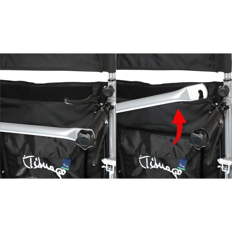 Polohovateľný invalidný vozík - VÝSTAVNÝ KUS, MIERNE ZNEČISTENÉ STÚPAČKY+OPIERKA