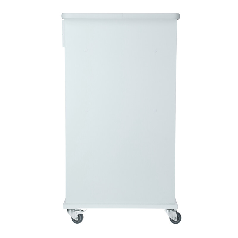 Nočný stolík UNIZDRAV, biely (Používaný kus)