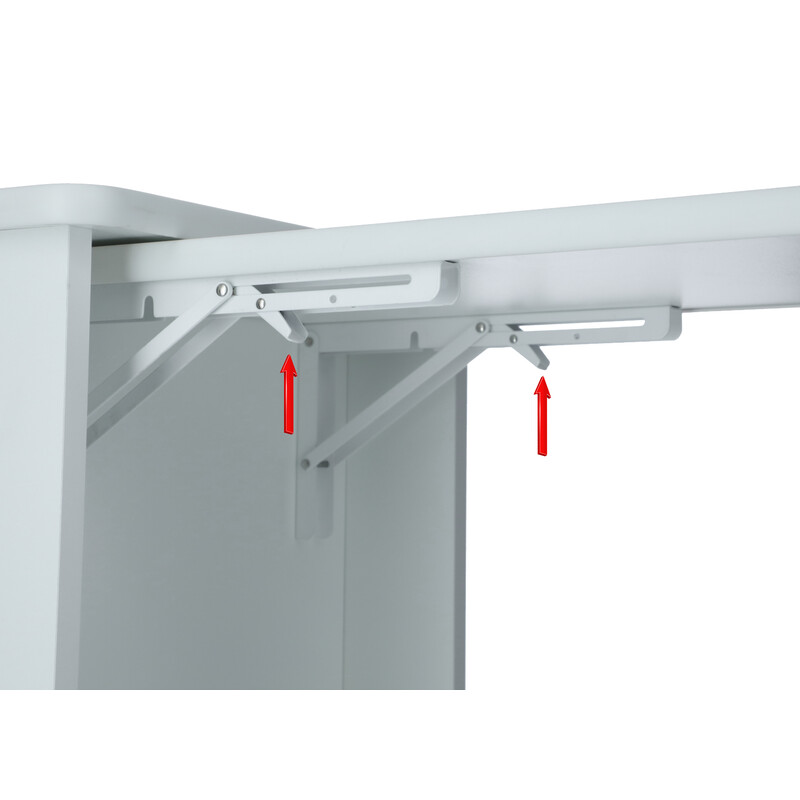 Nočný stolík UNIZDRAV, biely (Používaný kus)