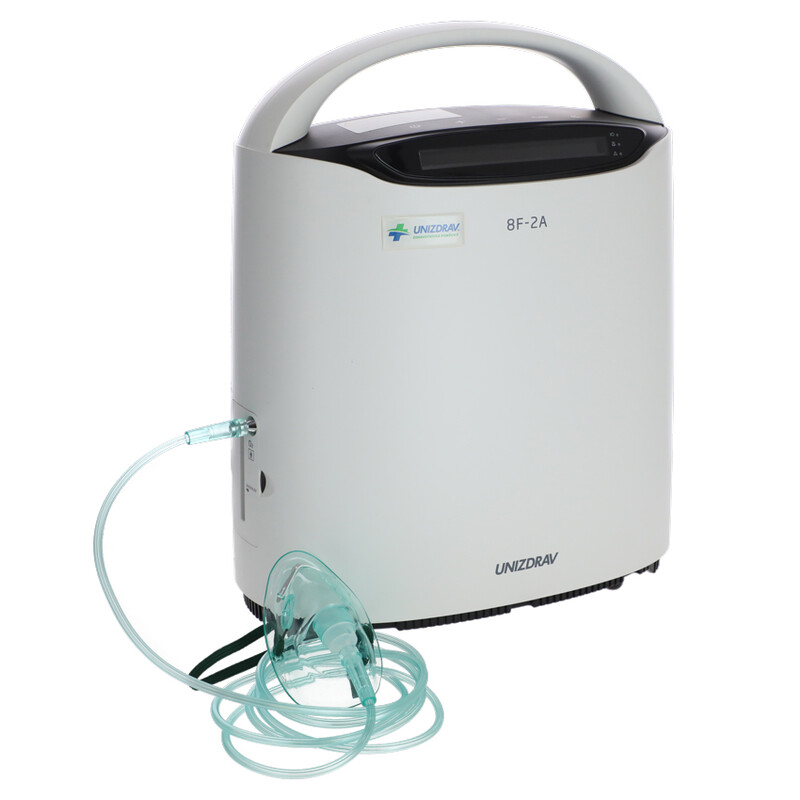 Kyslíkový koncentrátor UNIZDRAV 8F-2A - NABEHANÉ 1 HODINU