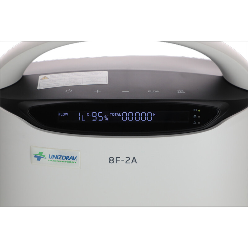 Kyslíkový koncentrátor UNIZDRAV 8F-2A - NABEHANÉ 1 HODINU