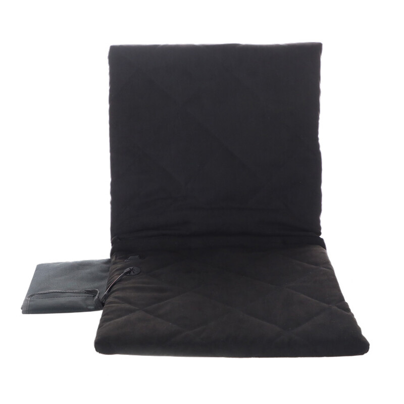 Prenosná vyhrievacia podložka s operadlom