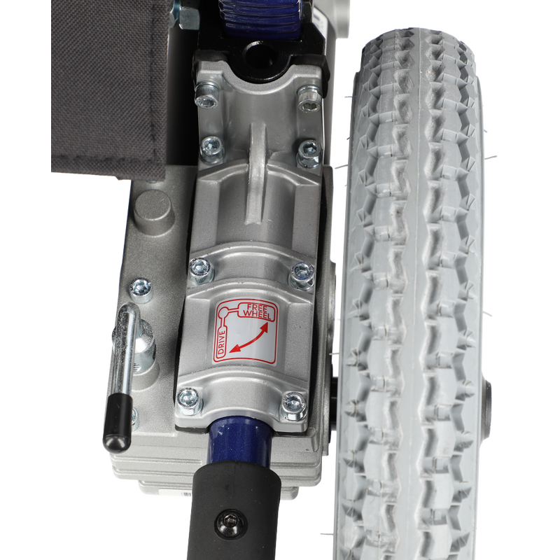 Elektrický invalidný vozík 46 cm - BEZ PÔVODNÉHO OBALU, ŠKRABANCE NA RUKOVÄTI