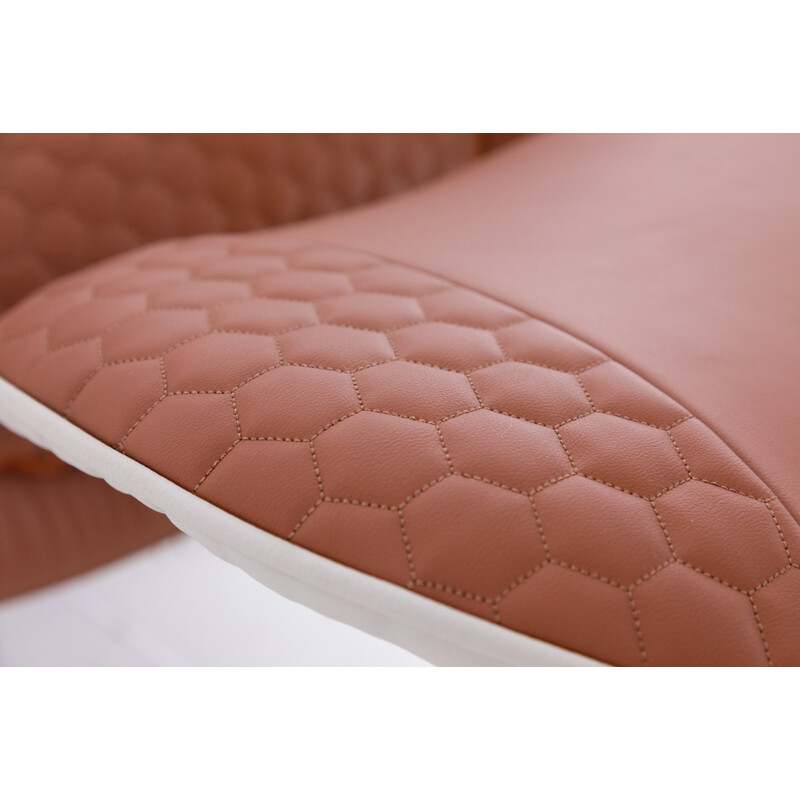 Elektrické masážne kreslo Zafír Relax, tehlové (Používaný kus)