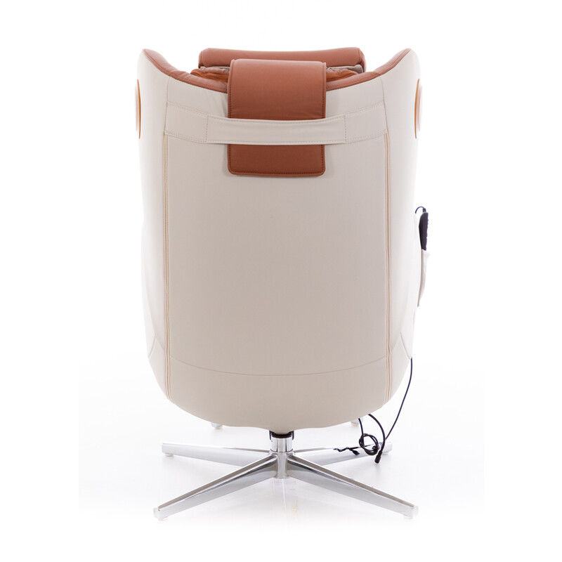 Elektrické masážne kreslo Zafír Relax, tehlové (Používaný kus)