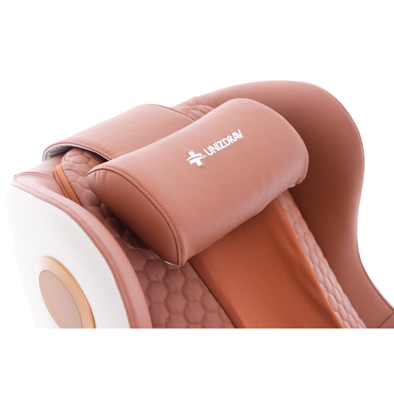 Elektrické masážne kreslo Zafír Relax, tehlové (Používaný kus)