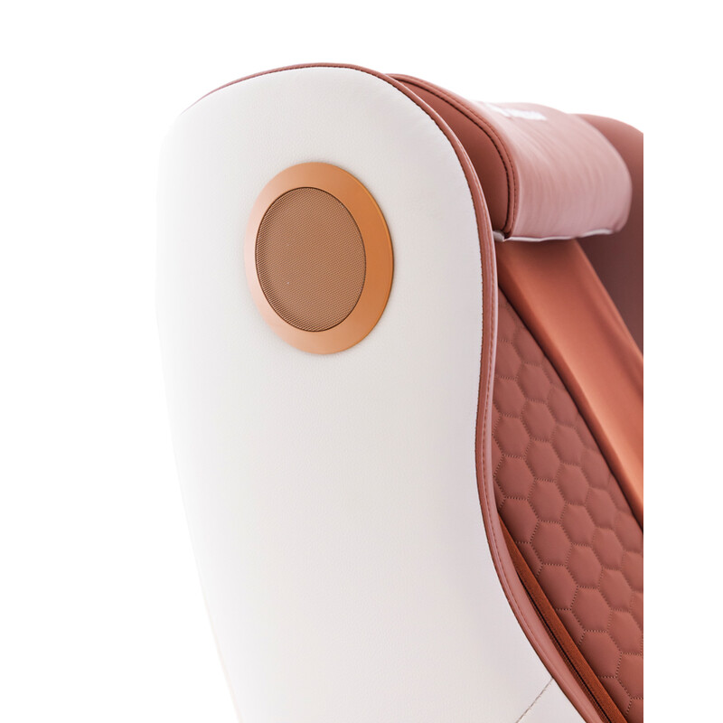 Elektrické masážne kreslo Zafír Relax, tehlové (Používaný kus)