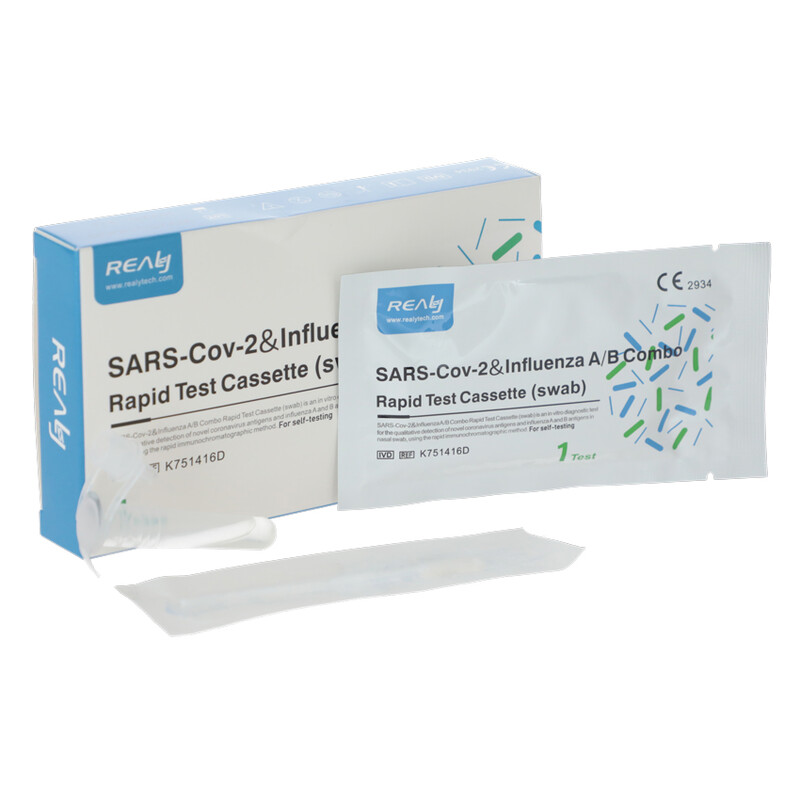 SARS-CoV-2 & chrípka A/B kombinovaný rýchlotest, 1ks