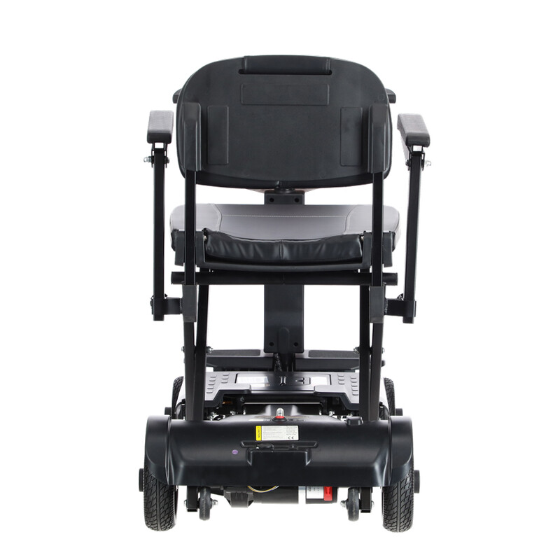 Skladací vozík COMPACT pre seniorov s lítiovou batériou - MIERNE ŠKRABANCE, NAJAZDENÝCH 5 KM