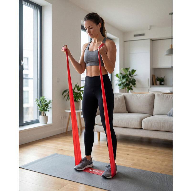 Posilňovacia guma na cvičenie, odpor 2 – 4 kg