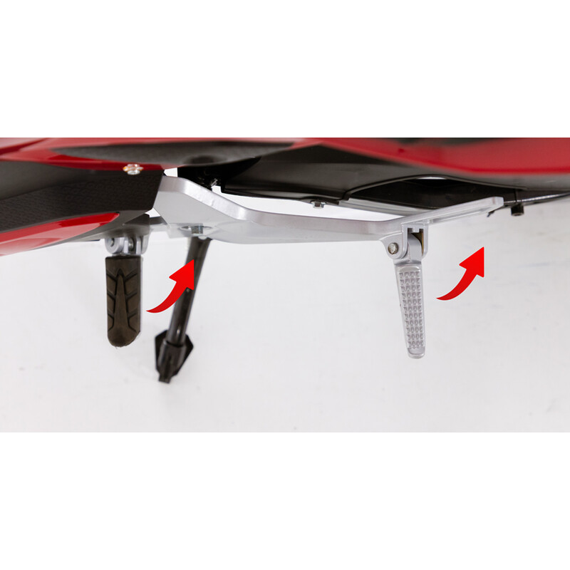 Elektrická motorka e-Flex, červená (Výstavný kus)