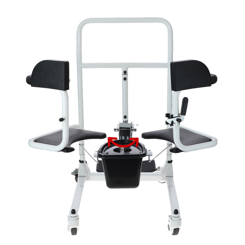 Hydraulická stolička na presun s toaletným vedrom UNIZDRAV (Výstavný kus)