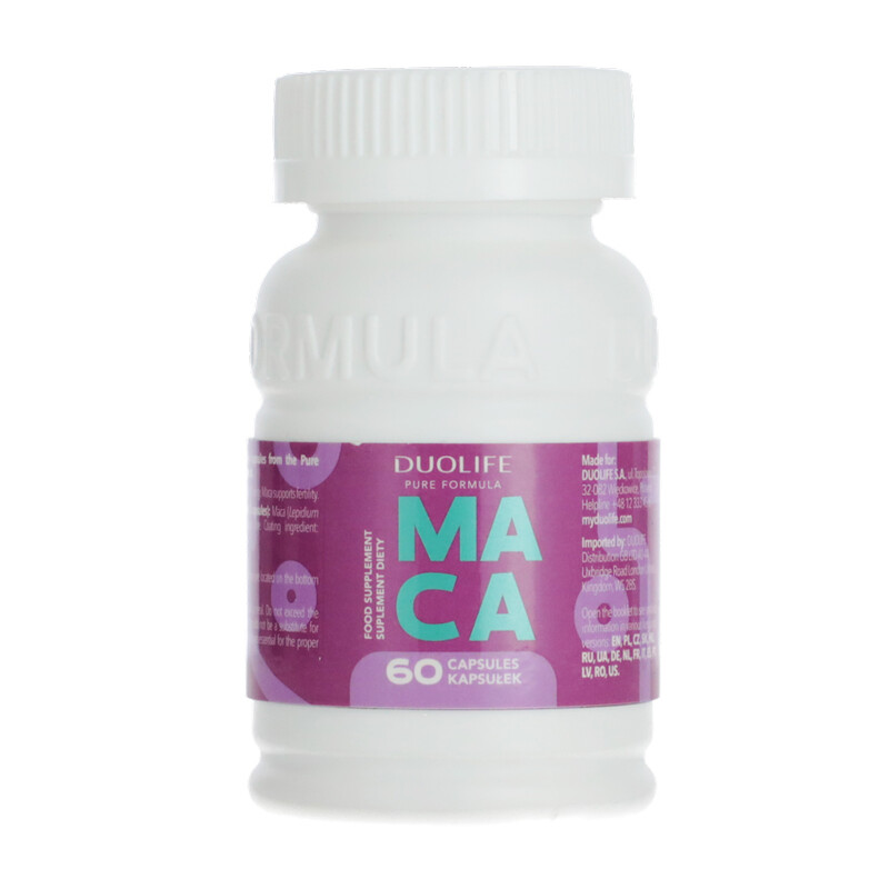 DUOLIFE Maca, 60 kapsúl